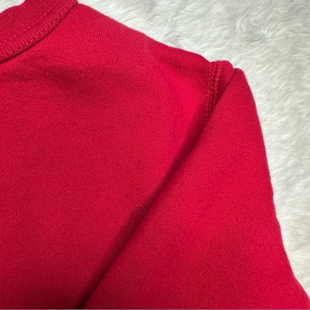 Polo by Ralph Lauren Sweatshirt Holiday Bear Red Size 5 - Picture 11 of 16